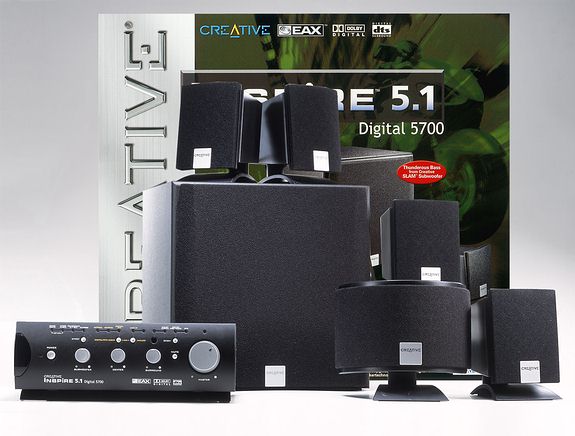 creative labs 5.1 surround sound speakers