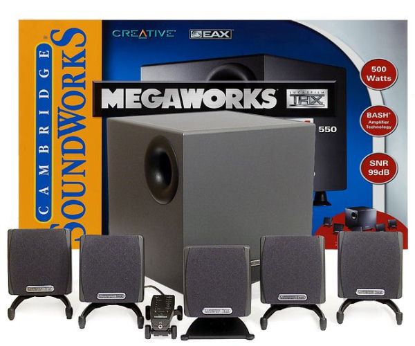 Creative MegaWorks 5.1 THX 550 Active 5 