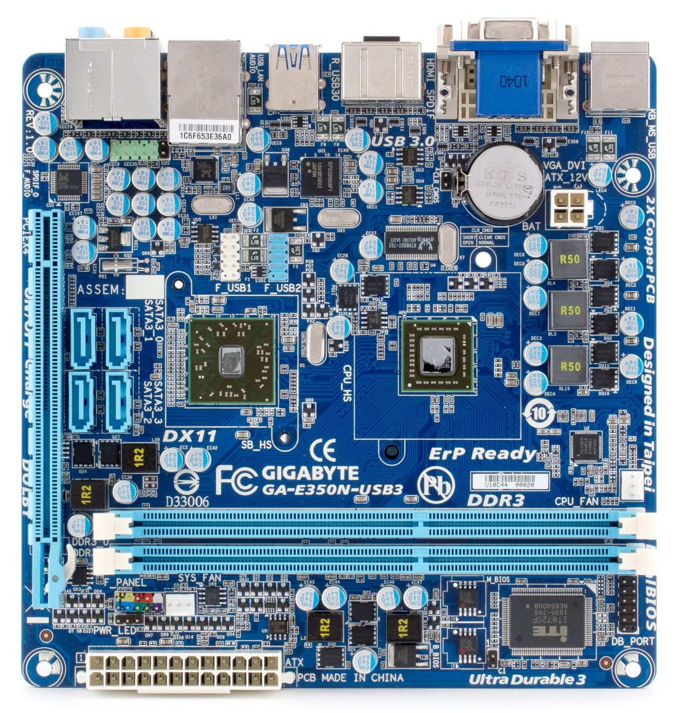 iXBT Labs - Gigabyte GA-E350N-USB3 Motherboard - Page 1